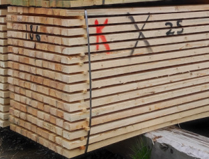 50 mm x 100 mm x 6000 mm GR R/S  European spruce Lumber