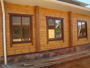Windows of laminated veneer lumber