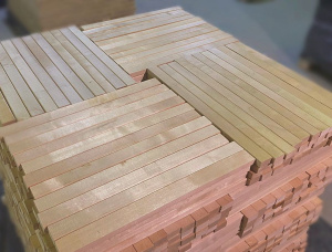 24 mm x 45 mm x 1000 mm KD S4S Heat Treated Birch Lumber