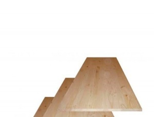 Цельноламельный мебельный щит Сосна обыкновенная 18 мм x 500 мм x 2000 мм