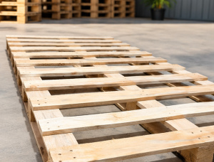 Radiata Pine Wooden pallets 2396 mm x 1140 mm x 124 mm