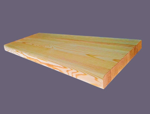 Treppenstufen Blockverleimt Sibirische Kiefer 40 mm x 300 mm x 900 mm