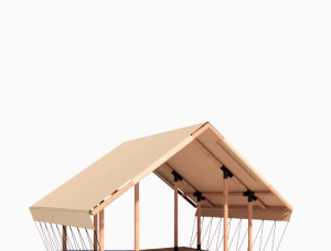 Timber frame house Spruce-Pine (S-P) 12 m<sup>2</sup>