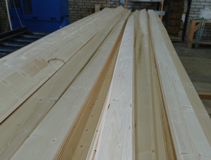 KD European spruce Tongue & Groove Paneling 12.5 mm x 96 mm x 5100 mm