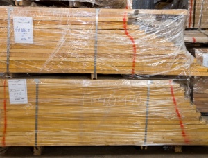 30 mm x 250 mm x 3200 mm  Eingefasstes Brett Eiche KD