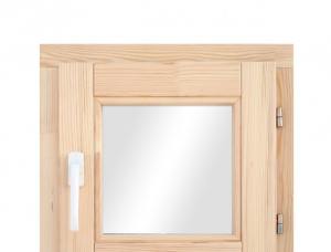 Holzfenster Kiefer 870 mm x 870 mm x 68 mm