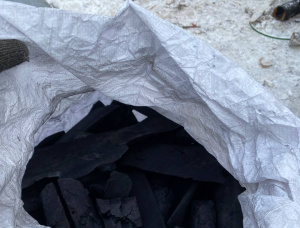 Larch Wood charcoal 6000 mm