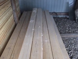 Scots Pine Solid Wood Decking 28 mm x 146 mm x 3000 mm