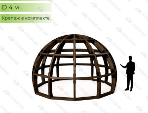 Каркасный дом Ель-Сосна (S-P) 12 м<sup>2</sup>