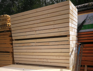 100 mm x 200 mm x 2400 mm GR Pressure Treated European spruce Railway Sleeper