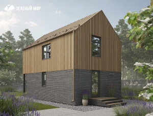 木框架房屋 云杉 - 松 97 m<sup>2</sup>