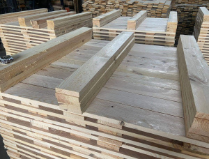 Common Black Alder Wooden Pallet 3000 mm x 200 mm x 2 mm