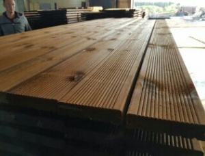 Siberian Pine Impregnated Decking KD 28 mm x 120 mm x 6000 mm