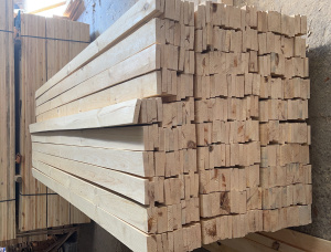 25 mm x 150 mm x 4000 mm Hitzebehandelt Eingefasstes Brett Kiefer