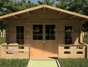 Dry Timber Wall Prefab Garden Cabins (house kits)