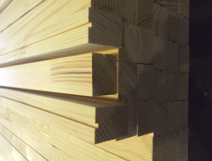 30 mm x 30 mm x 3000 mm  Lamelle Waldkiefer KD
