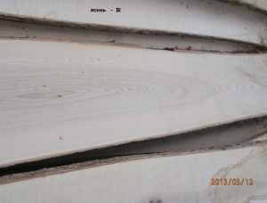 55 mm x 250 mm x 4000 mm White Ash Flitch