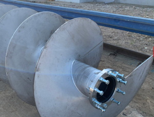 Шнековый вал (нержавеющая сталь)