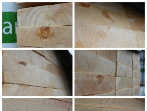 50 mm x 200 mm x 5100 mm KD R/S Heat Treated Spruce-Pine (S-P) Lumber
