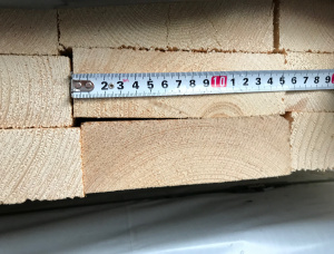 44 mm x 125 mm x 6000 mm Hitzebehandelt Eingefasstes Brett Gemeine Fichte R/S KD