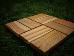 Siberian Larch Deck board 20 mm x 100 mm x 310 mm