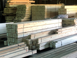 50 mm x 150 mm x 6000 mm KD S4S Heat Treated Spruce-Pine-Fir (SPF) Lumber