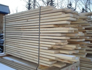 100 mm x 300 mm x 6000 mm KD Heat Treated Siberian Pine Lumber