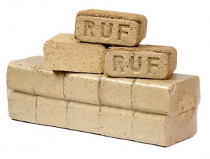 RUF Wood Briquettes 150 mm x 90 mm x 60 mm