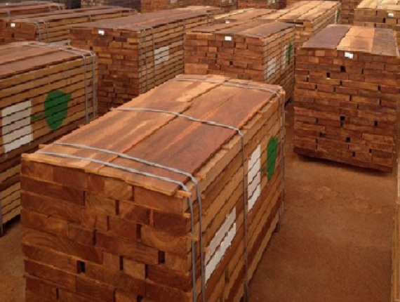 50 mm x 150 mm x 3000 mm AD S4S Pressure Treated Sapelli (Sapele, Aboudikro, Penkwa, Lifaki) Lumber