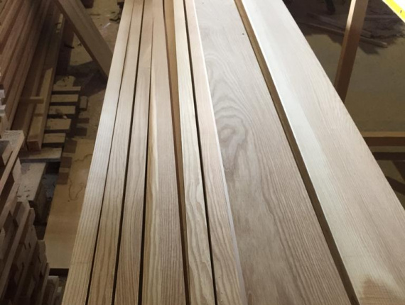 50 mm x 30 mm x 3100 mm  Rahmenholz Latte Esche KD