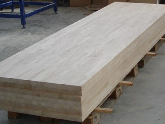 Möbelbauplatte Keilgezinkte Lamellen Hänge-Birke 20 mm x 600 mm x 3000 mm