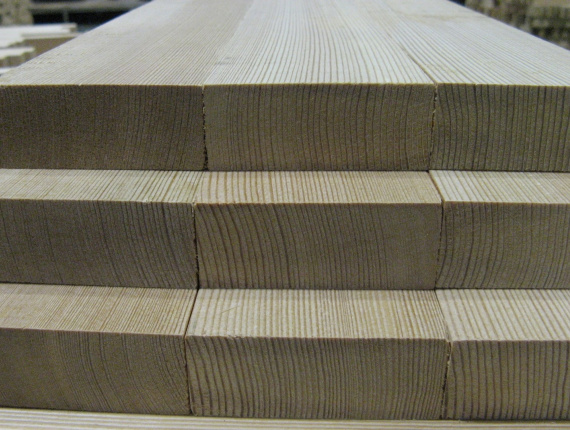 27 mm x 150 mm x 3000 mm GR S4S  Siberian Larch Lumber