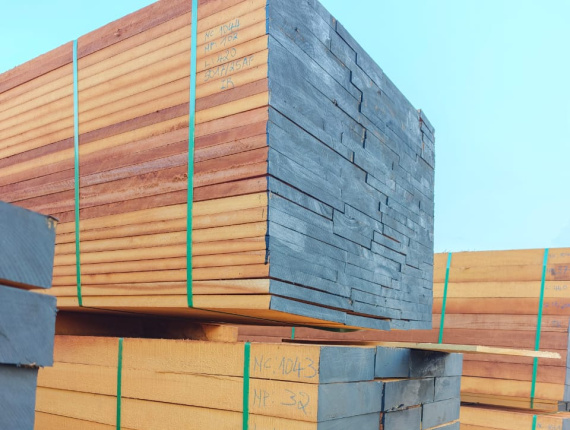 75 mm x 170 mm x 3000 mm KD S4S  Iroko (Mvuli, Kambala, Semli, Rokko) Lumber