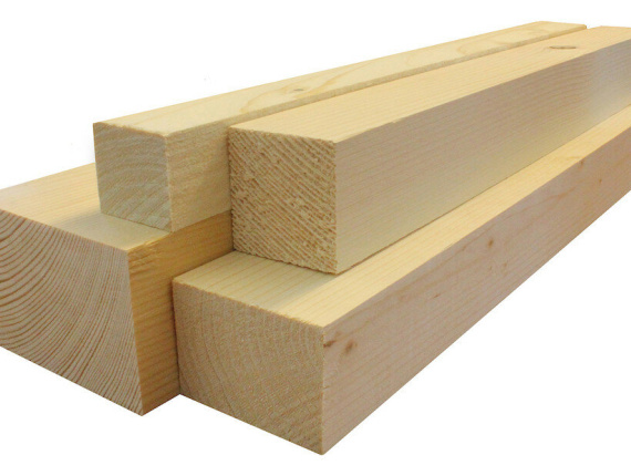 100 mm x 100 mm x 3000 mm 木梁 西伯利亚松 AD