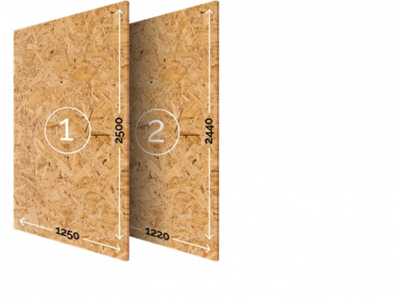 OSB-3 Platte 9 mm x 1250 mm x 2500 mm