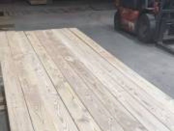 Siberian Larch Deck board 35 mm x 155 mm x 6000 mm