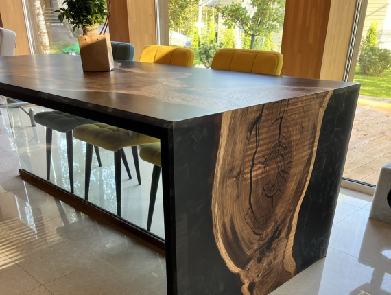 Tischplatte Walnuß 50 mm x 1300 mm x 3000 mm