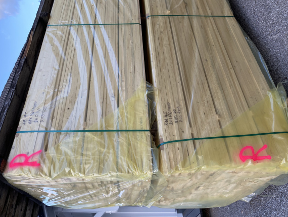 28 mm x 155 mm x 4000 mm Eingefasstes Brett Gemeine Fichte R/S KD