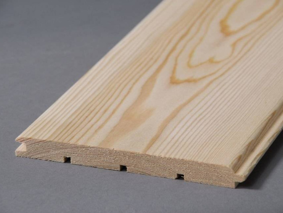 KD Spruce-Pine (S-P) V-Groove Paneling 12.5 mm x 118 mm x 2400 mm