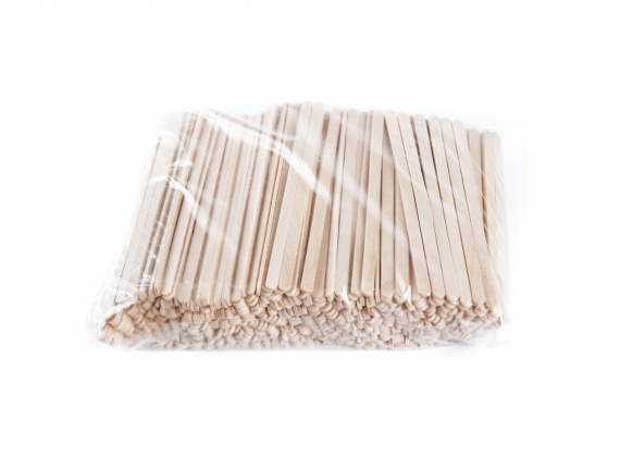 Straight Birch Wooden Ice lolly Sticks 93 mm x 9 mm x 2 mm