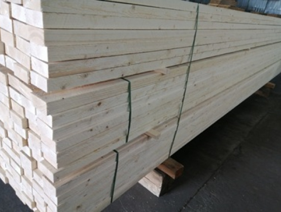 25 mm x 125 mm x 6000 mm  建築材 云杉 - 松 R/S KD