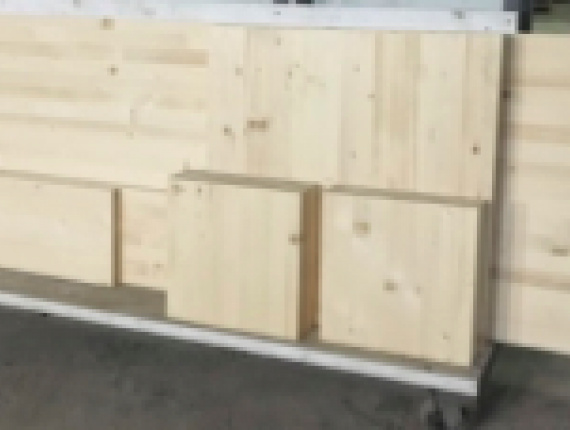Möbelbauplatte Durchgehende Lamellen Waldkiefer 18 mm x 1250 mm x 3000 mm