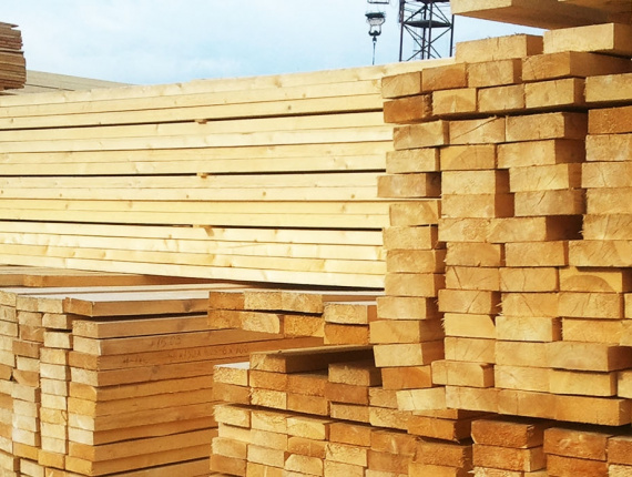50 mm x 200 mm x 6000 mm GR S4S  European spruce Lumber