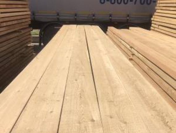 100 mm x 150 mm x 6500 mm KD S2S Heat Treated Siberian Larch Lumber