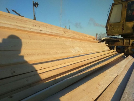 50 mm x 300 mm x 6000 mm KD S4S  Siberian Pine Lumber