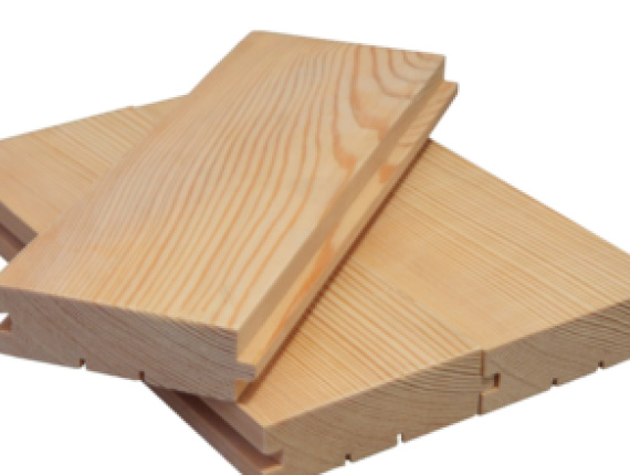 Siberian Larch Solid Wood Decking KD 28 mm x 140 mm x 1000 mm