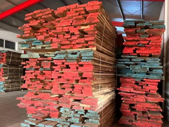 50 mm x 1000 mm x 2100 mm Tischplatte mit Baumkante Massivholz Eiche