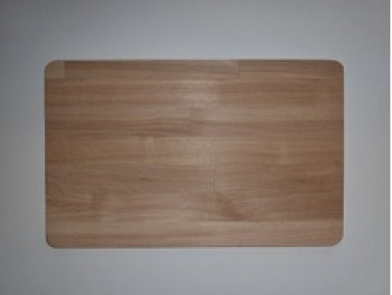 Schneidebrett aus Holz aus Hänge-Birke Rechteckig 350 mm x 220 mm x 8 mm