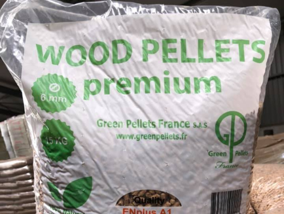 Древесные пеллеты Ель-Сосна-Пихта (SPF) 6 мм x 10 мм