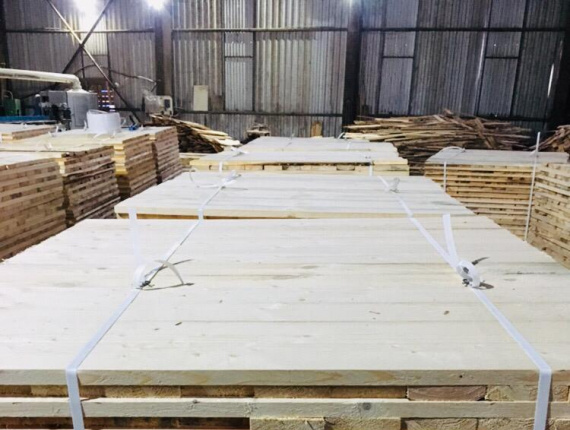 European spruce Pallet timber 22 mm x 100 mm x 1200 mm